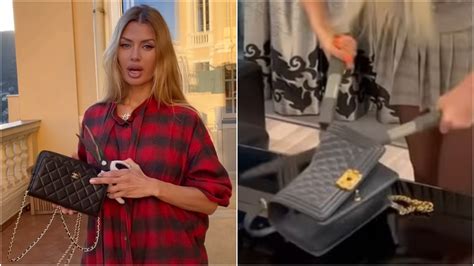 cut up chanel bags|Why Russian Influencers Are Cutting Up Their Chanel Bags .